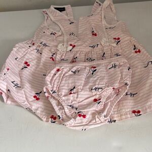 Tommy Hilfiger Pink Striped Cherry Matching Set